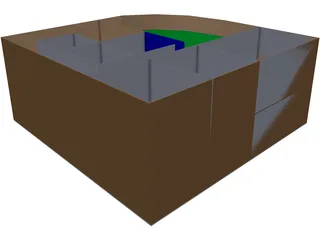 Modern House 3D Model preview