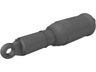 DT Swiss MTB Shock Rear Damper 3D Model preview