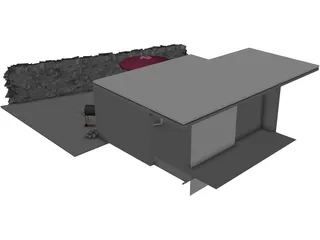 Bungalow 3D Model preview