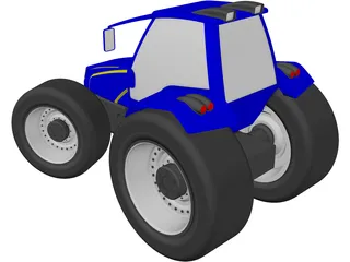 Tractor 3D Model preview