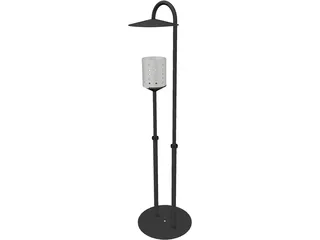 Rudy Mihu Corner Lamp 3D Model preview