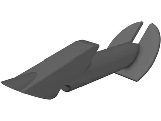 Glaucoma Implant 3D Model preview