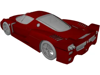 Ferrari FXX 3D Model preview