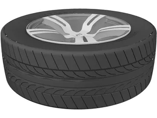 Wheel ATS 3D Model preview