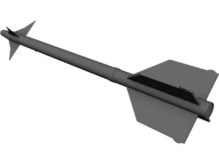 AIM-9 Sidewinder 3D Model preview