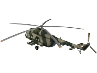 Mil Mi-8 Hip 3D Model preview