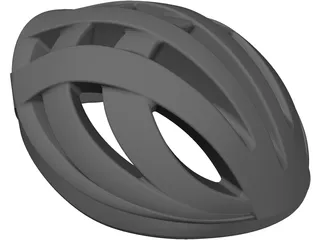 Helmet Bicycle 3D Model preview