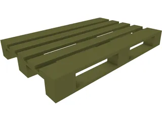 Europallet 3D Model preview