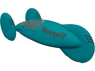 Mosquit Concept Car 3D Model preview