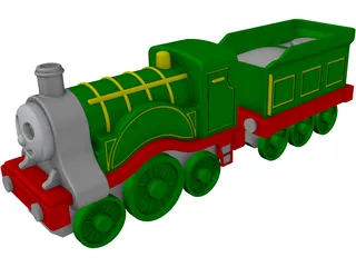 Thomas Locomotive 3D Model preview