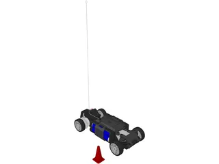 Kyosho Mini-Z MR01 (Micro RC Car) 3D Model preview