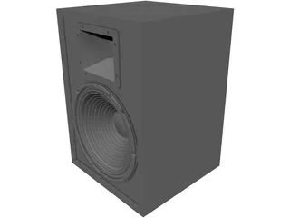 Loudspeaker Box 3D Model preview