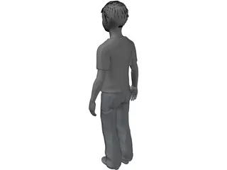 Boy 3D Model preview
