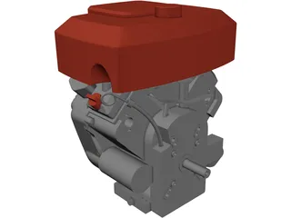 Vanguard 356400 Engine 3D Model preview