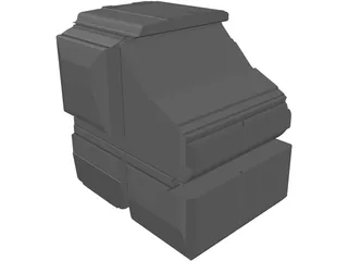 Honda GX-391 Engine 3D Model preview