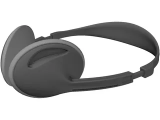Headphones 3D Model preview