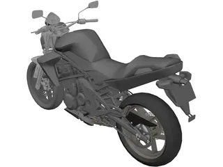 Kawasaki ER-7 3D Model preview