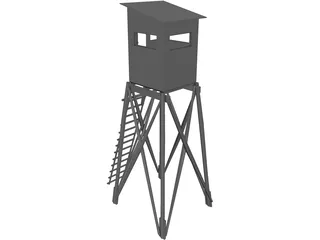 Hunting Blind 3D Model preview