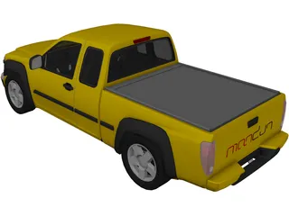 Chevrolet Colorado Pickup 3D Model preview