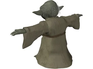Star Wars Yoda 3D Model preview