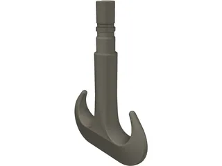 Crane Hook GD80 3D Model preview