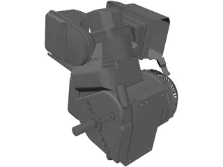 Briggs&Stratton Baja Engine 3D Model preview