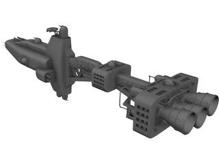 Babylon 5 Hyperion 3D Model preview