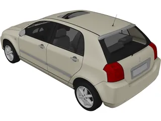 Toyota Corolla 3D Model preview