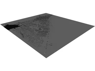 Seattle City 3D Model preview