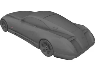 Maybach Exelero 3D Model preview