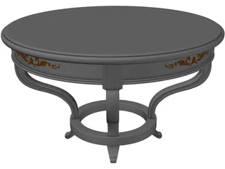 Coffee Table Arredamenti 3D Model preview