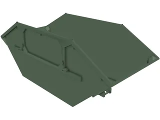 Debris Container 4500 lt 3D Model preview