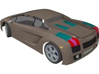 Lamborghini Gallardo 3D Model preview