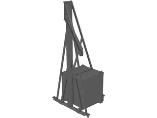 Rotating Beam for Hoist 3D Model preview