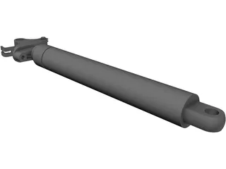 Gas Spring 3D Model preview