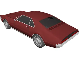Oldsmobile Toronado (1966) 3D Model preview