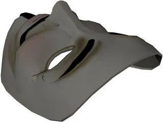 V for Vendetta Mask 3D Model preview