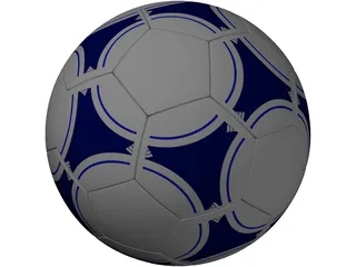 Soccer Ball Adidas (FIFA) 3D Model preview