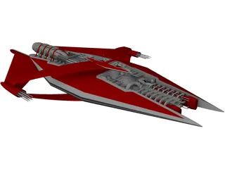 Narn Heavy Cruiser 3D Model preview