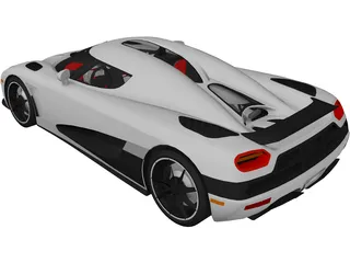 Koenigsegg Agera 3D Model preview