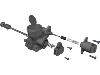 Carburator Pride 3D Model preview