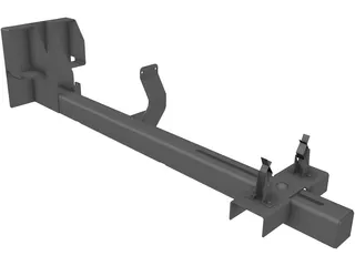 Rifle Rack 3D Model preview