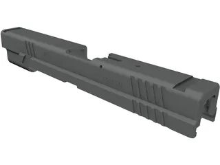 Springfield XD Tactical Slide 3D Model preview