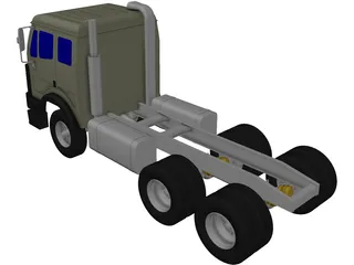 Mercedes-Benz Model 2628 3D Model preview