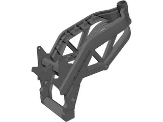 Moto Frame 3D Model preview