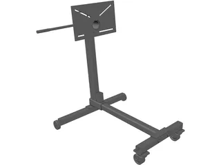 Engine Stand 3D Model preview