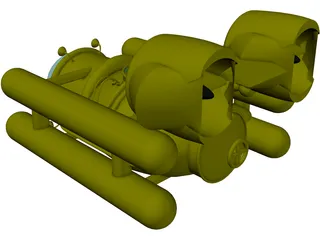Deep Sea Submersible 3D Model preview