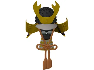 Kabuto Armor 3D Model preview