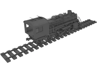 Locomotive 3D Model preview