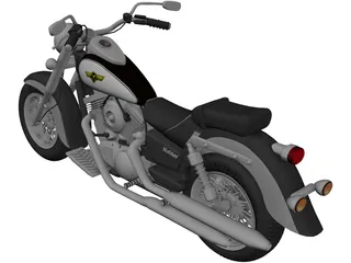 Kawasaki VN1500 3D Model preview